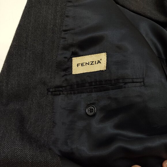 Fenzia 100% Wool Sport Coat Blazer 42 Short S & K Famous Brands Made In Israel - Picture 5 of 8